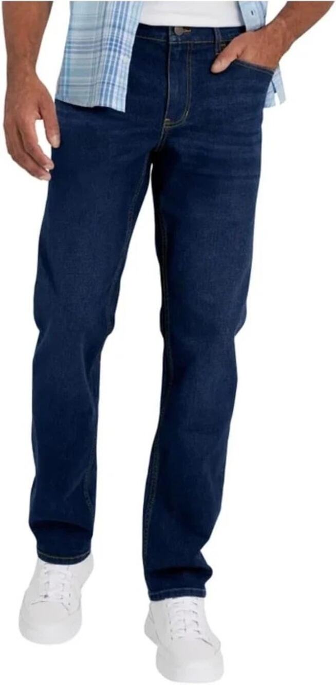 Izod Men's Straight Fit Jeans 5-Pocket Comfort Stretch Denim 34x34 New With Tag